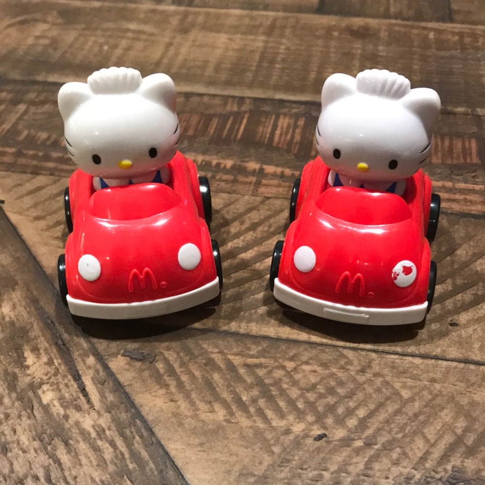 Hello Kitty Red Car Stamp Toy Set